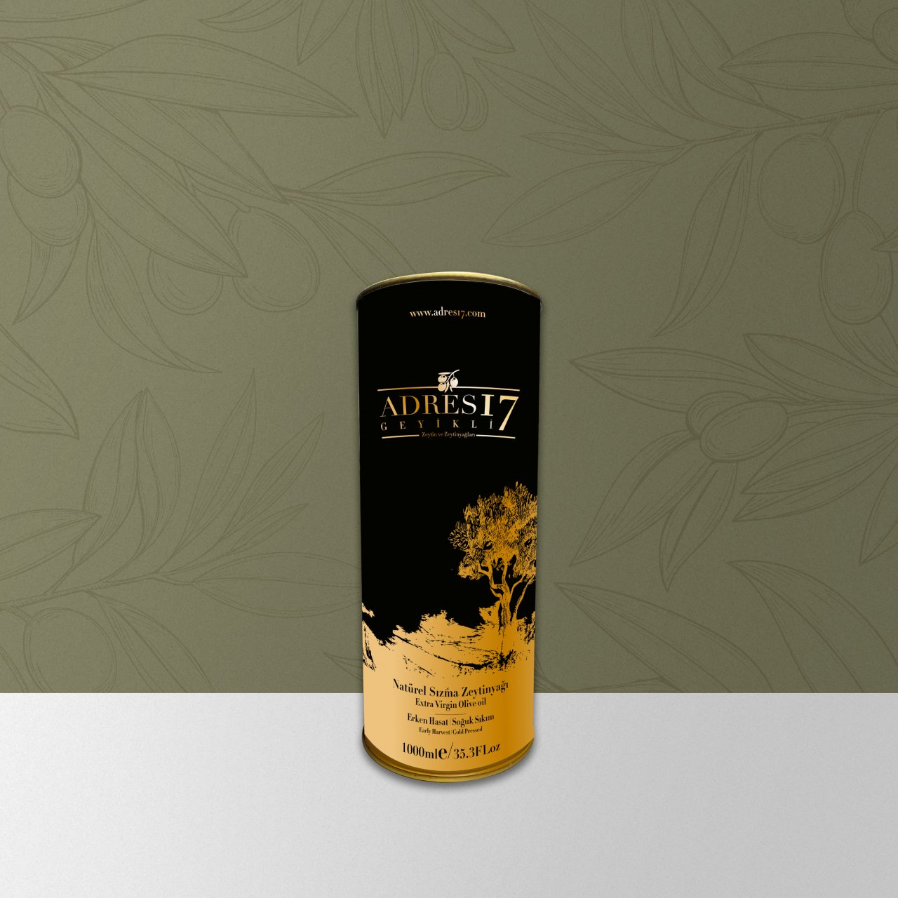 Erken Hasat Natürel Sızma Zeytinyağı 1000ml (1lt)