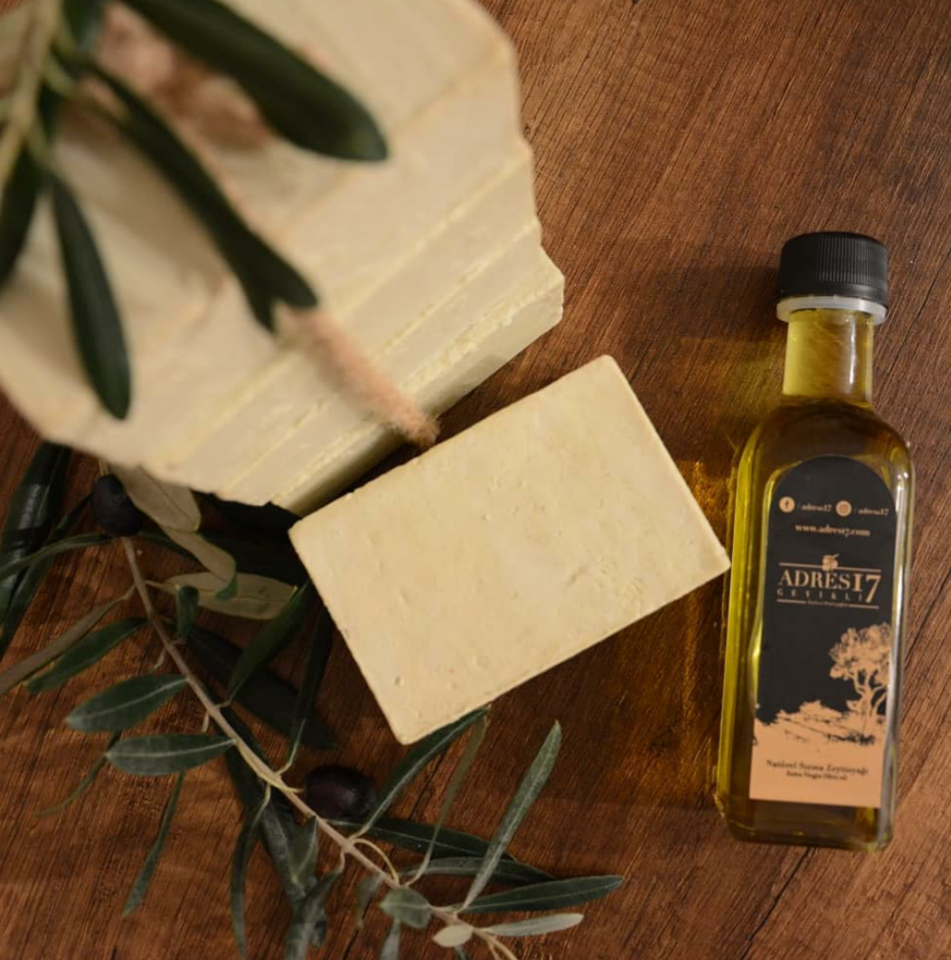 Zeytinyağ sabunu Sade 5 Adet ( 1 Kg )