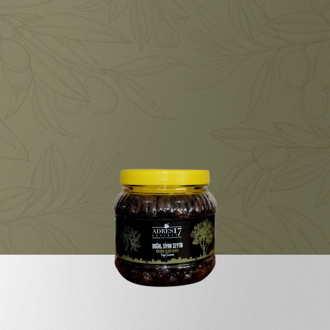 Siyah Duble Zeytin 1 kg ( Gemlik Tipi )