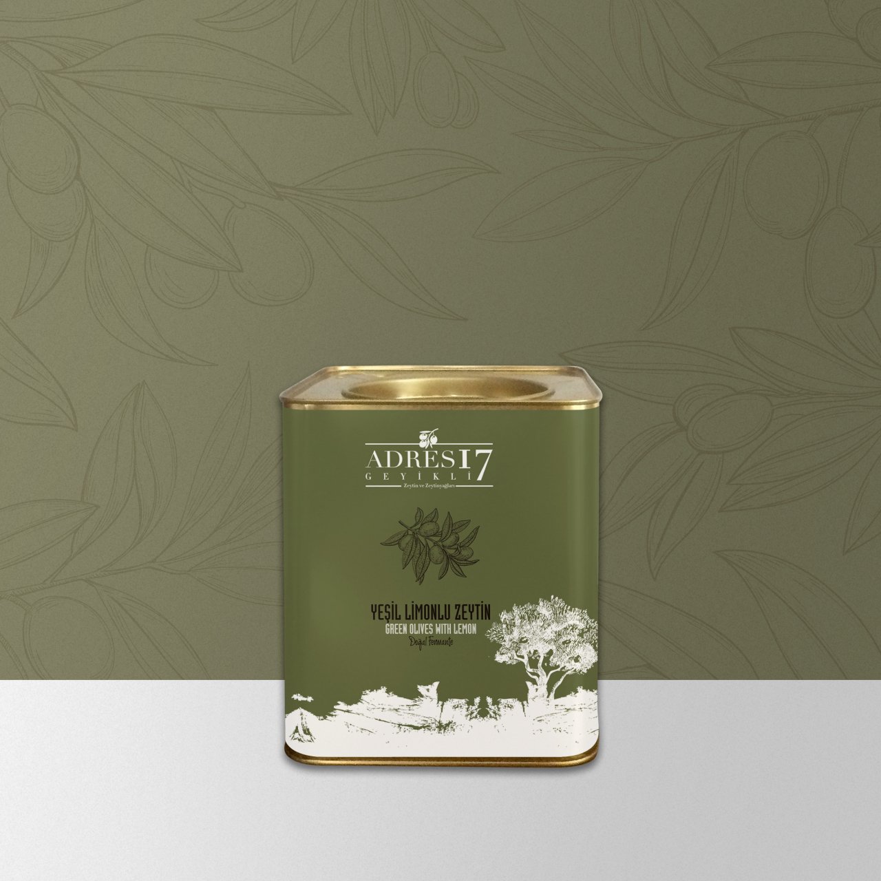 Yeşil Limonlu Zeytin 1900 gr
